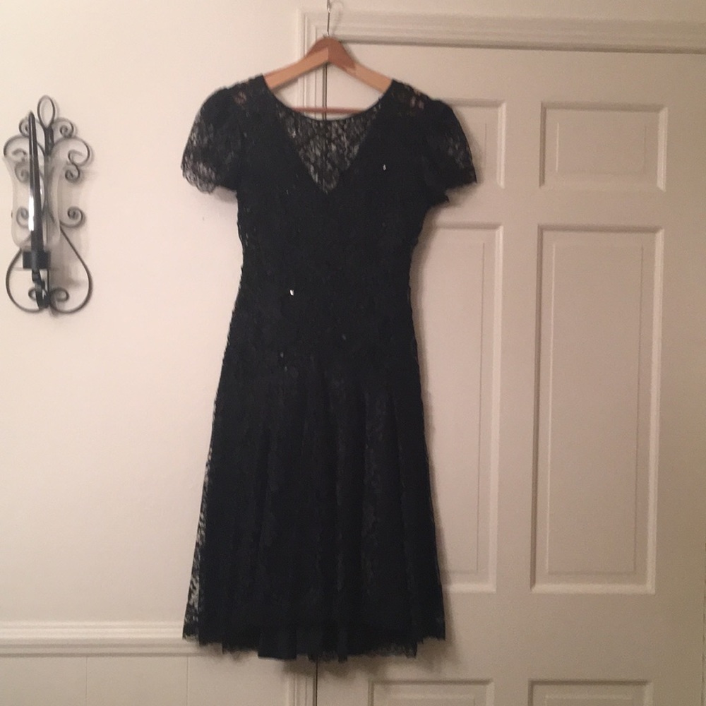 Black Lace Dress w/ Slip (underneath)